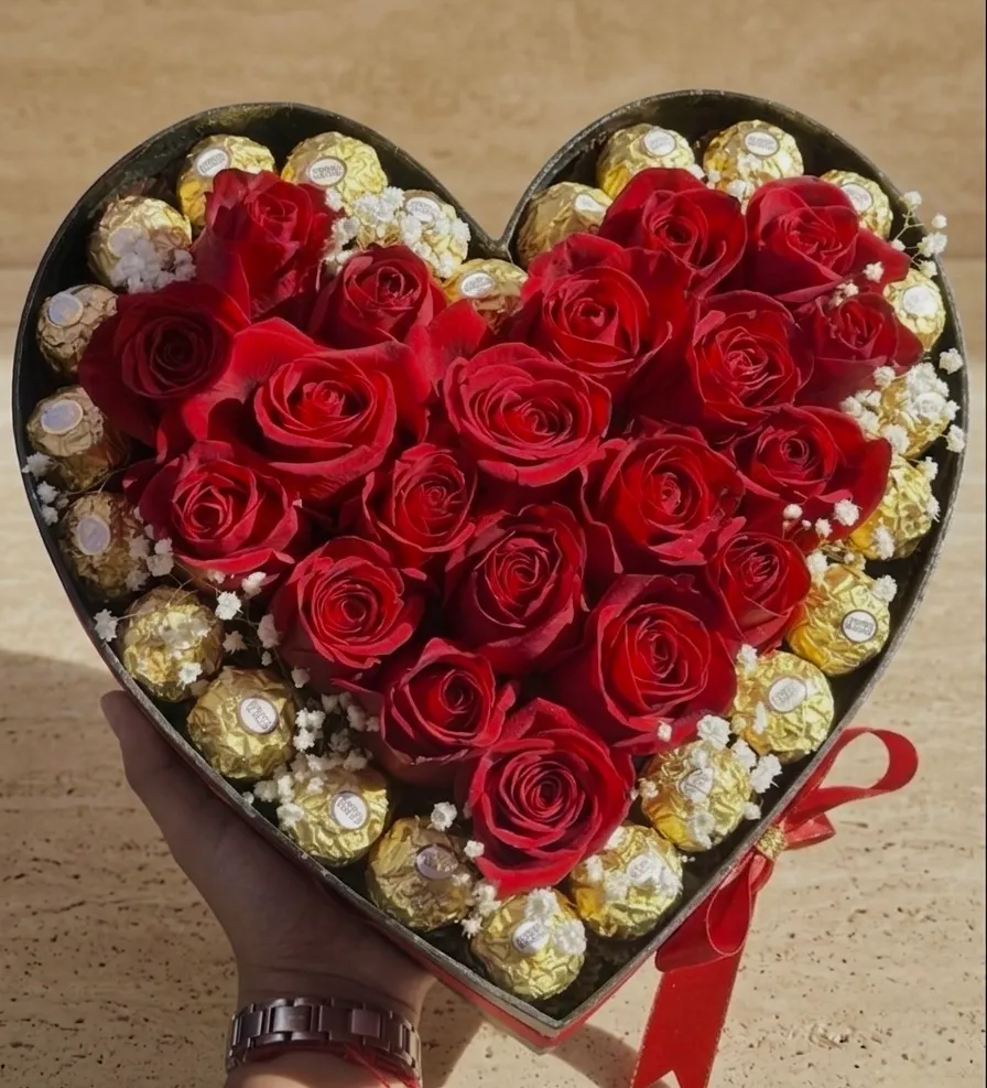 Arreglo corazón 30 cm  #5