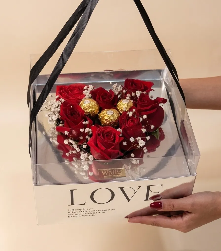 Caja bag corazón 15