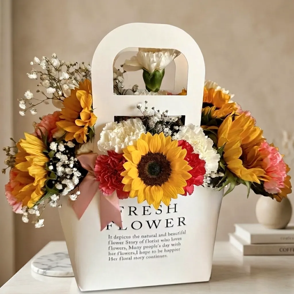 Fresh flowers girasol