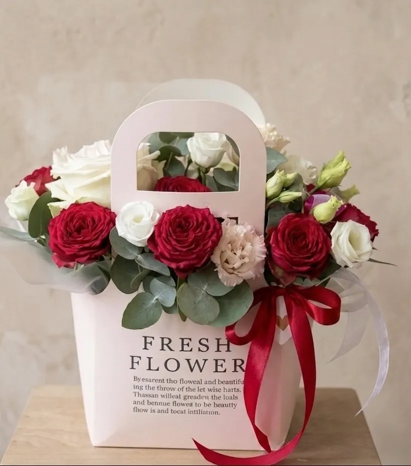 Fresh flowers red