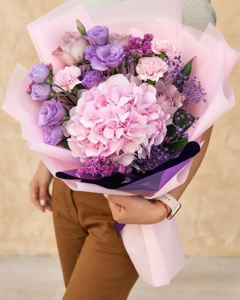 Ramo hortensias dulce