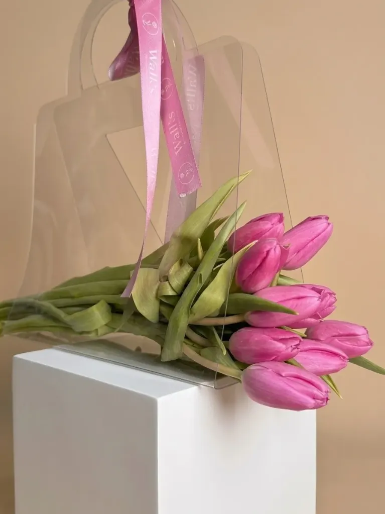 Bag acetato tulipanes