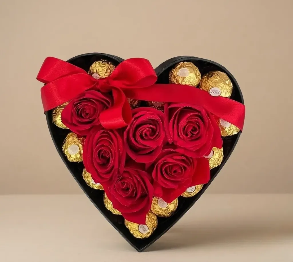 Arreglo corazón 20 cm #4
