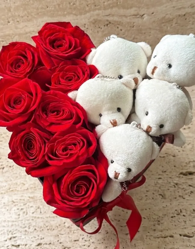 Arreglo corazón 20 cm #16